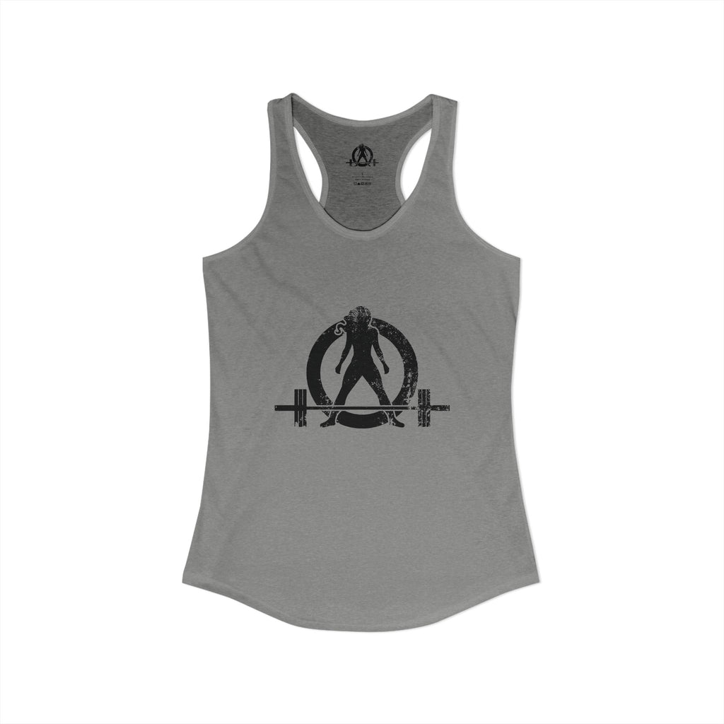 WWLW Distressed Black Logo - Racer Back Tank Top (Best Seller)
