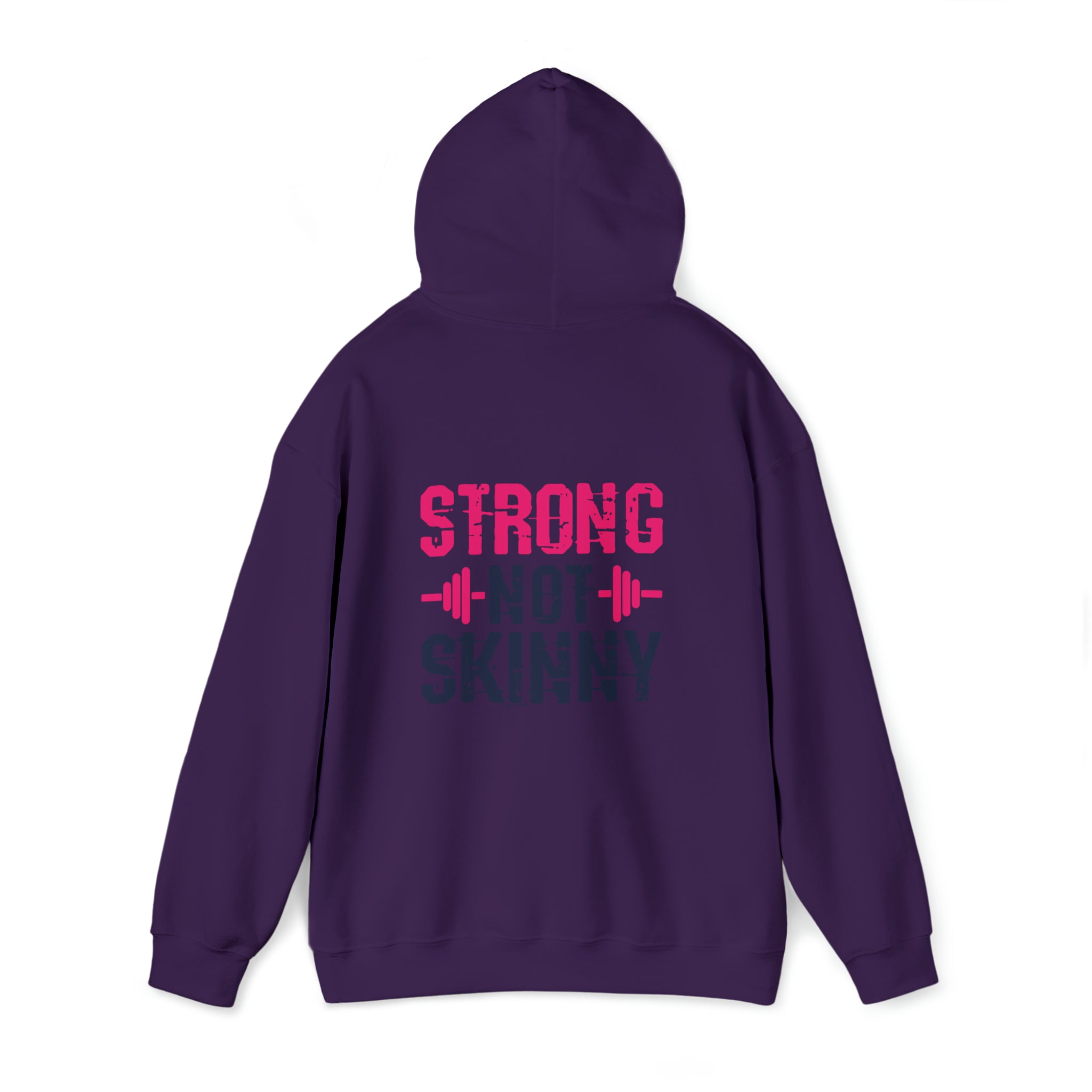 Strong Not Skinny - Pride Color Logo - Unisex Heavy Blend Hooded Sweatshirt