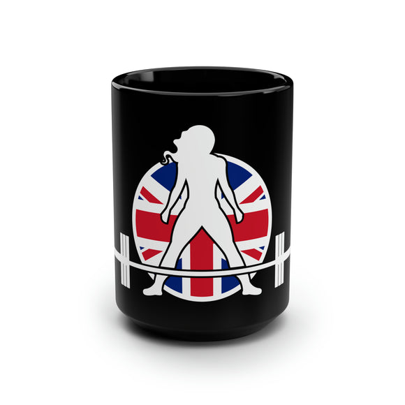 Black Mug, 15oz - UK Logo Dark