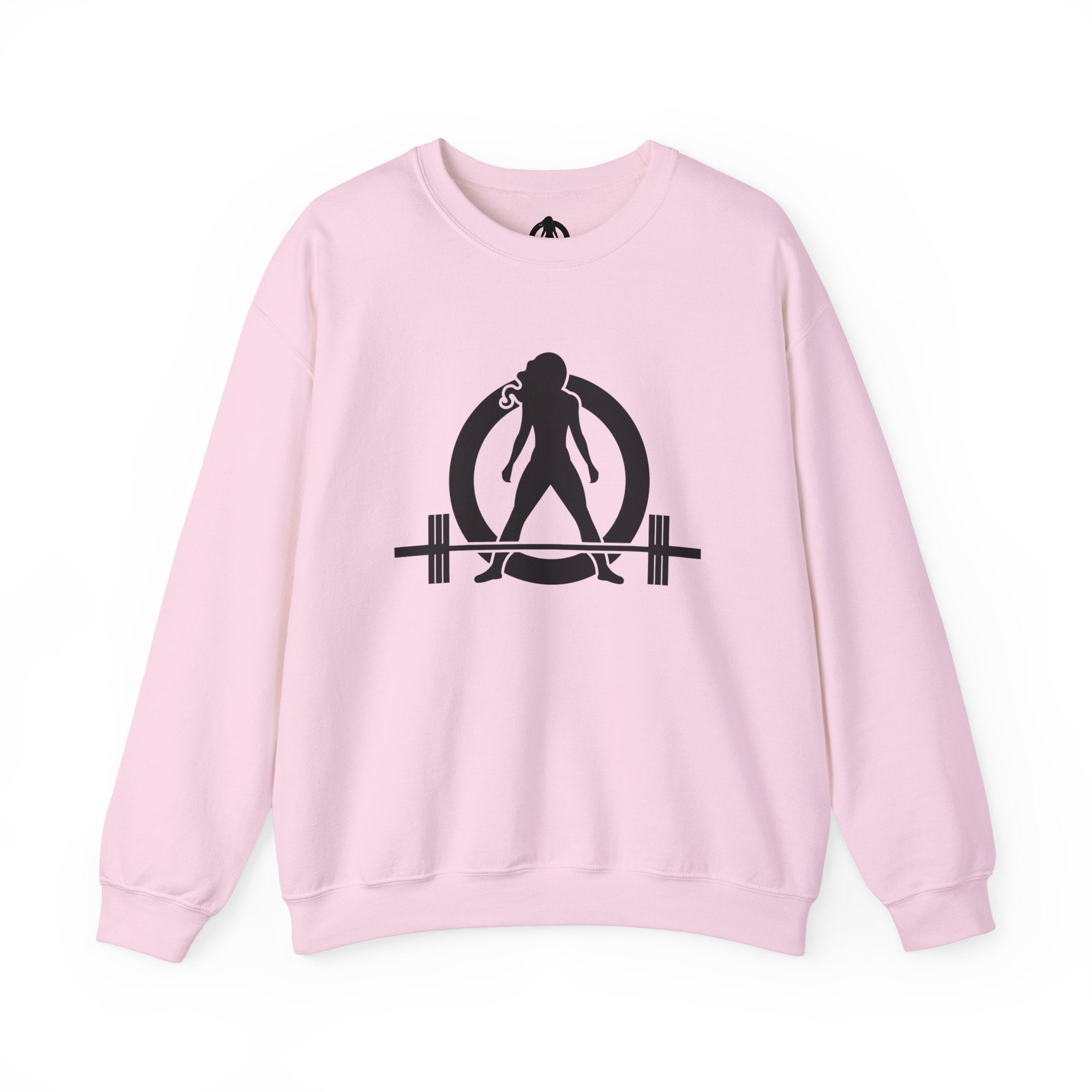 Iron Sharpens Iron - Unisex Heavy Blend™ Crewneck Sweatshirt - Front Black Logo - Front & Back Print