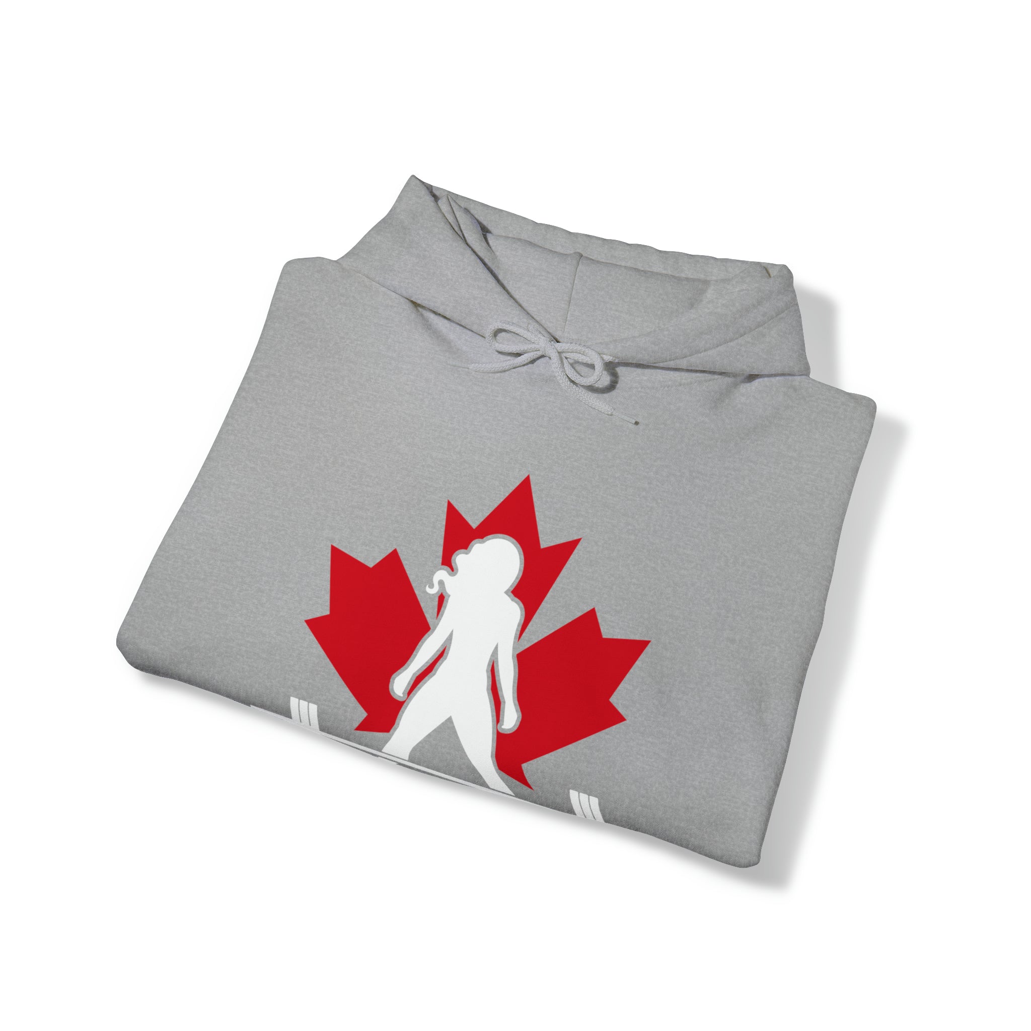 Unisex Heavy Blend Hooded Sweatshirt - Canada Dark Logo - Plain Back