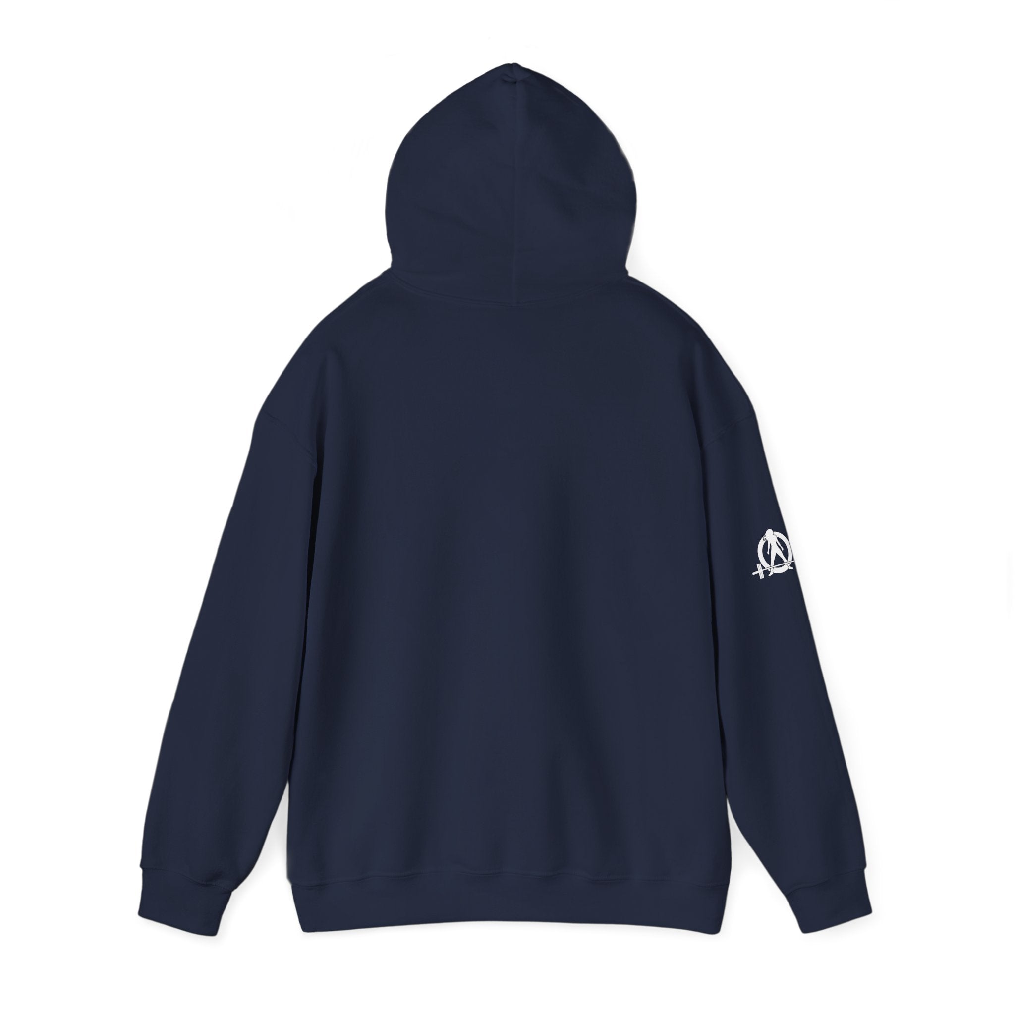 Everything Hurts & I'm Hungry  - Unisex Heavy Blend Hooded Sweatshirt  - White Print Front/Arm