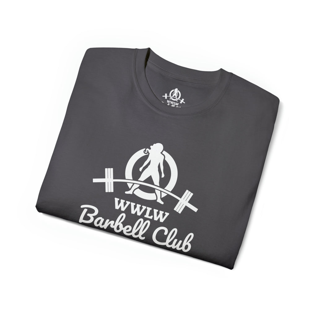 Barbell Club - Unisex Ultra Cotton Tee - White Logo