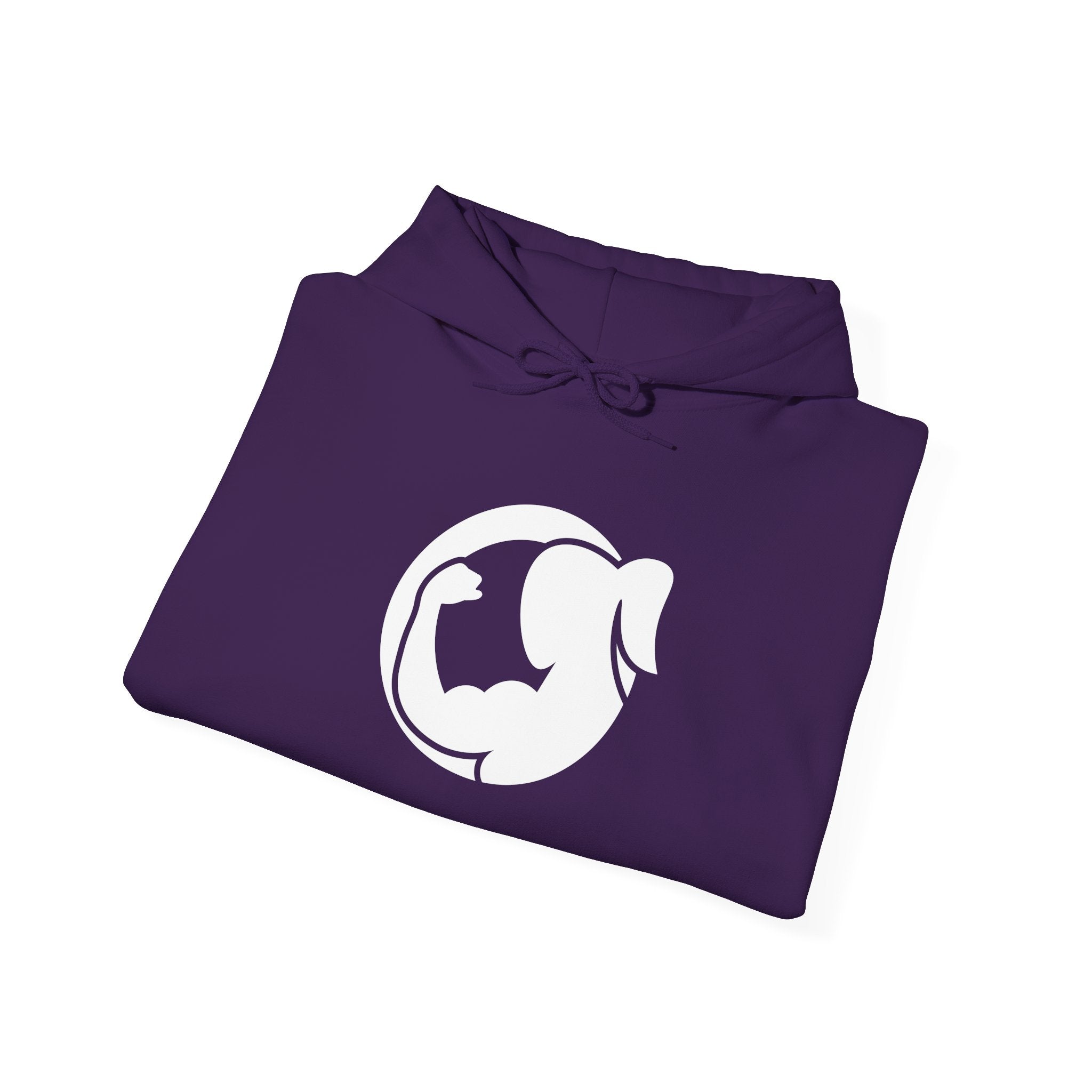 Strong Her – Unisex Heavy Blend™ Hooded Sweatshirt (White Logo) 💪