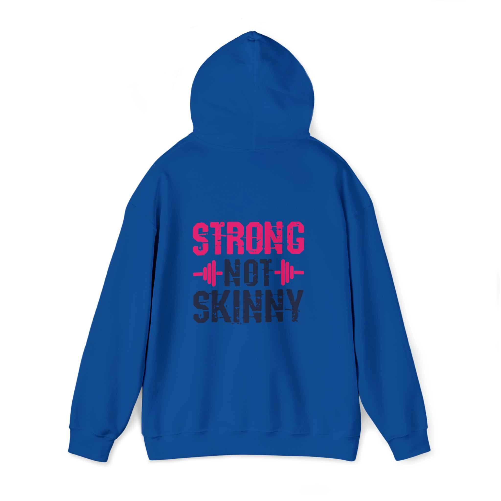 Strong Not Skinny - Pride Color Logo - Unisex Heavy Blend Hooded Sweatshirt