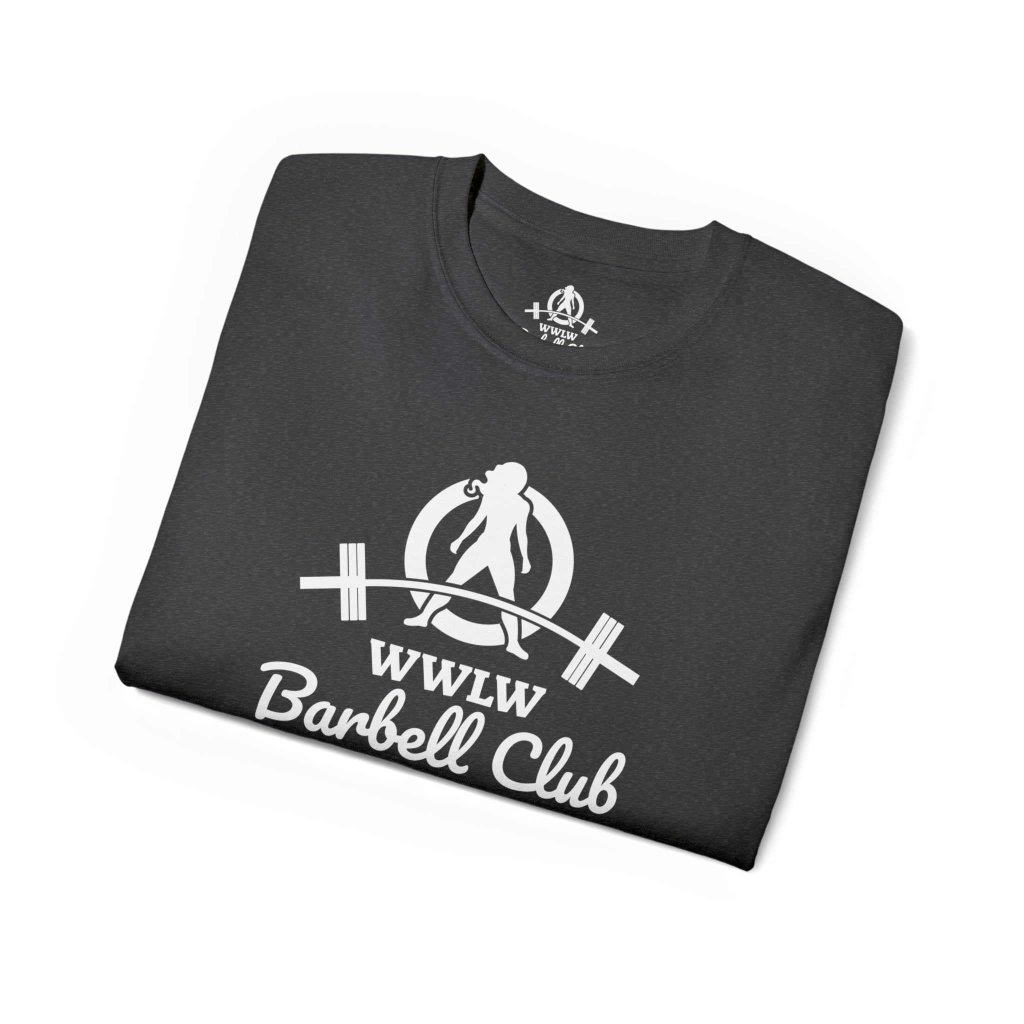 Barbell Club - Unisex Ultra Cotton Tee - White Logo
