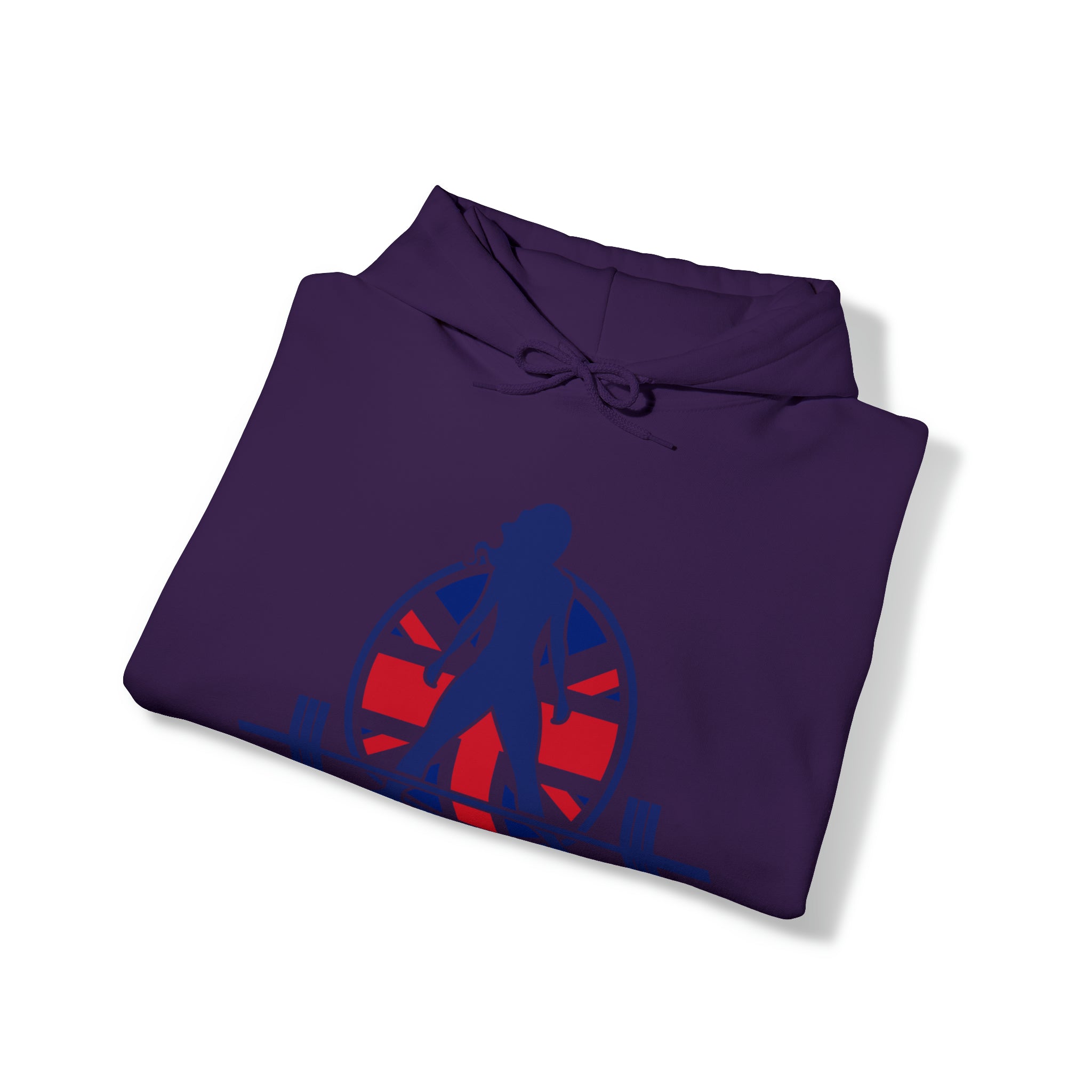 UK Logo Light  Unisex Heavy Blend Hooded Sweatshirt - Plain Back