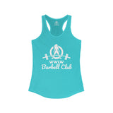 Barbell Club - Women's Ideal Racerback Tank - White Logo