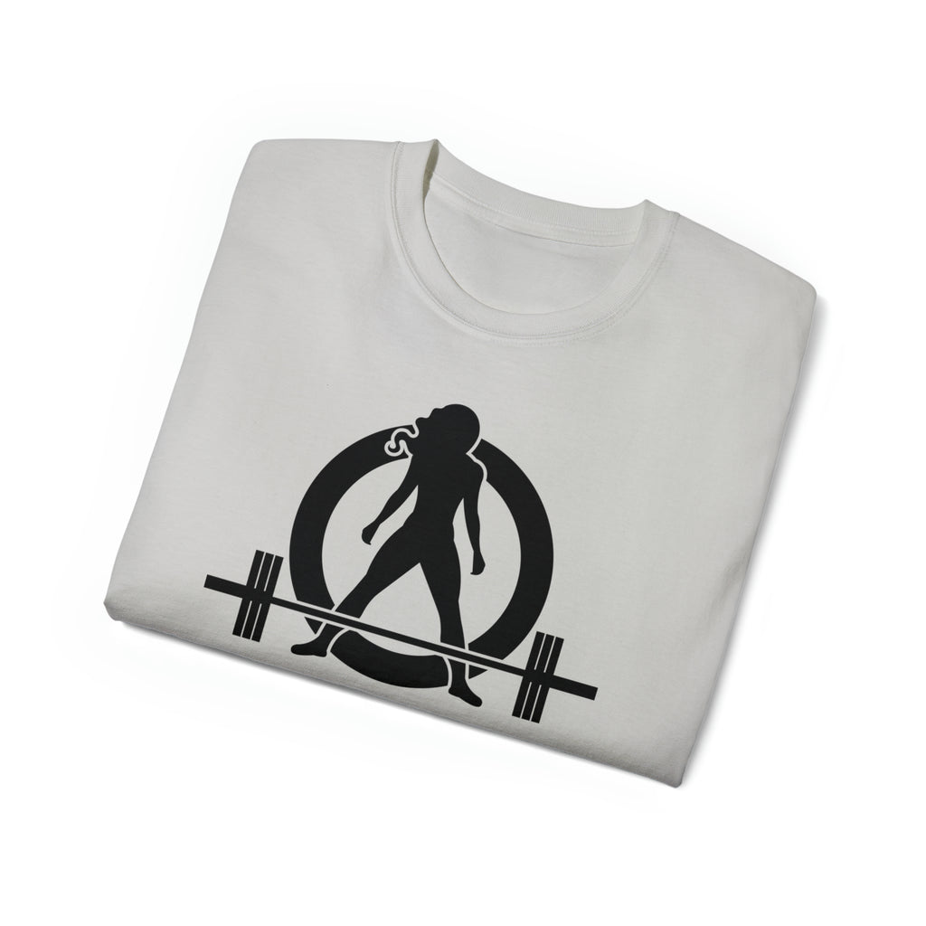 Classic Logo Black - Unisex Ultra Cotton Tee - Plain Back