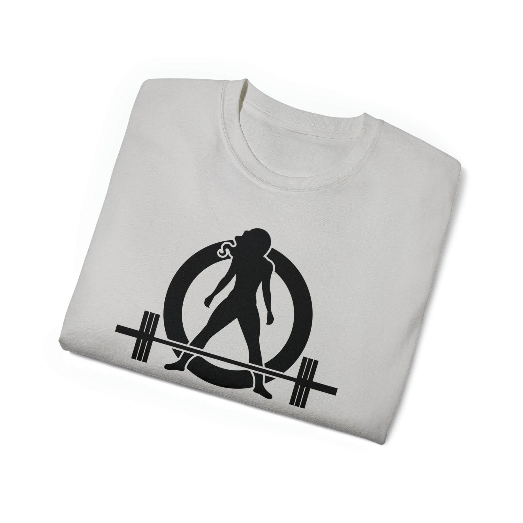 Classic Logo Black - Unisex Ultra Cotton Tee - Plain Back