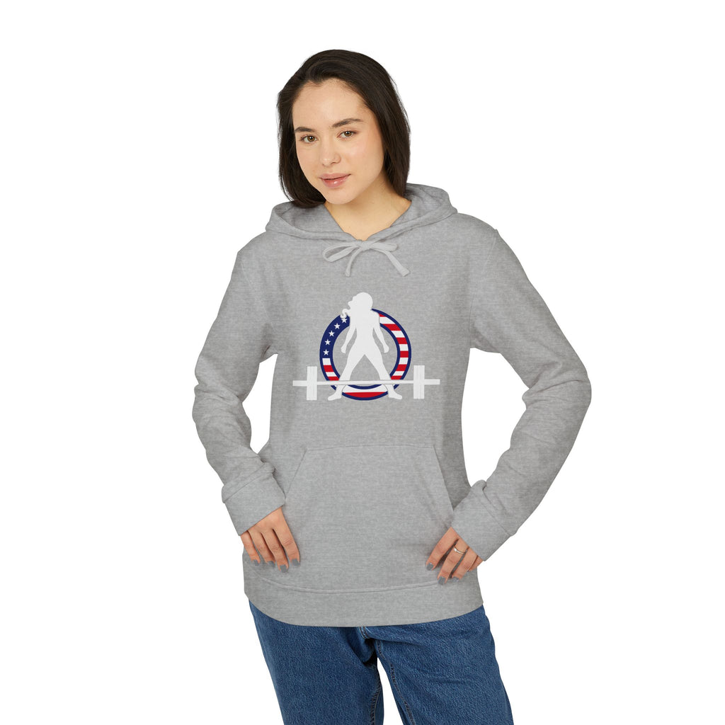 Unisex Fleece Hoodie - USA Collection - Light Logo