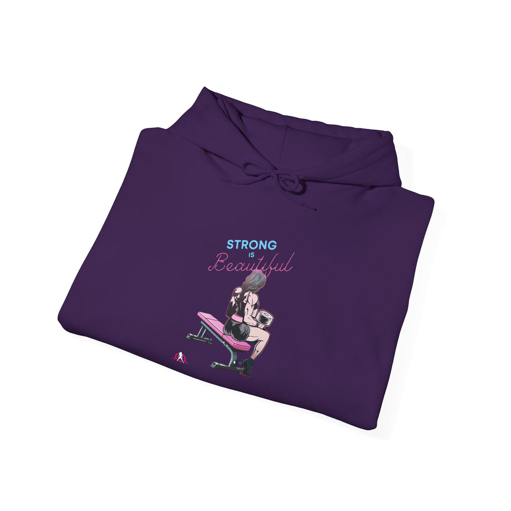 Strong Is Beautiful - Comic Art  - Unisex Heavy Blend Hooded Sweatshirt