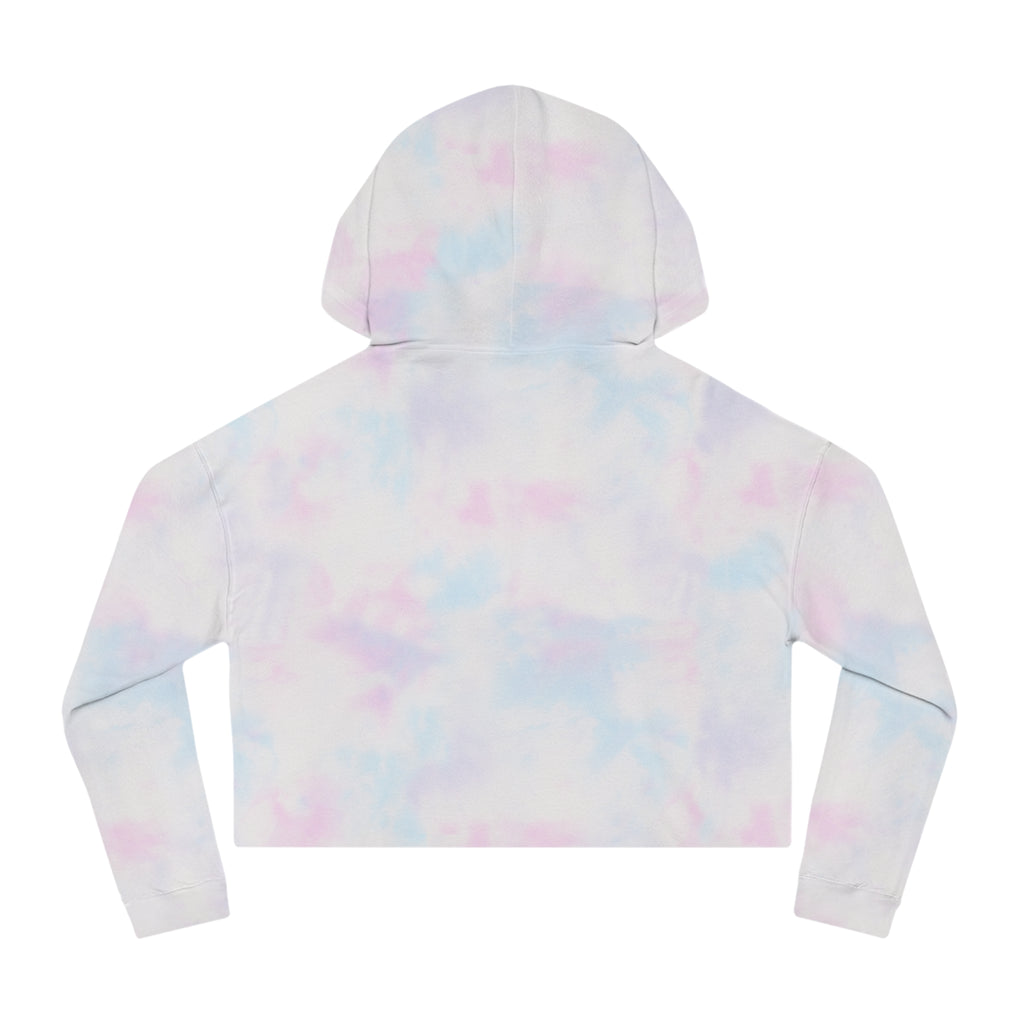 Women’s Cropped Hooded Sweatshirt - Black Classic Logo