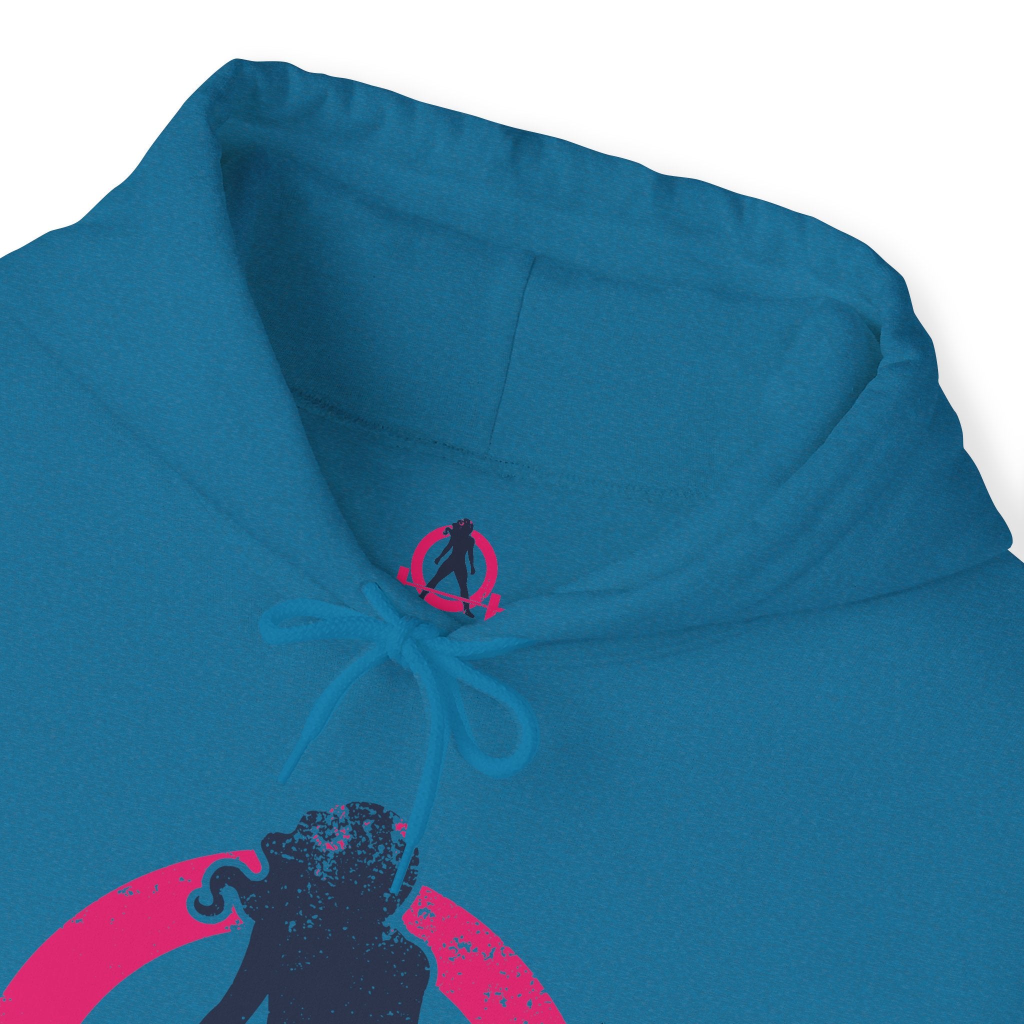 Distressed Logo - Unisex Heavy Blend Hooded Sweatshirt - Color Logo Inverted  (BEST SELLER)