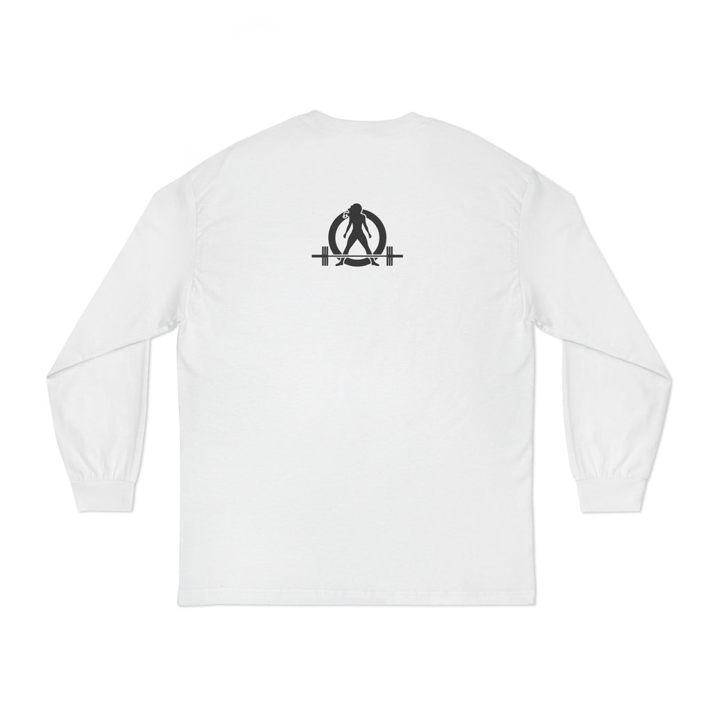 Strong Not Skinny  - Unisex Long Sleeve T-Shirt - Black Logo