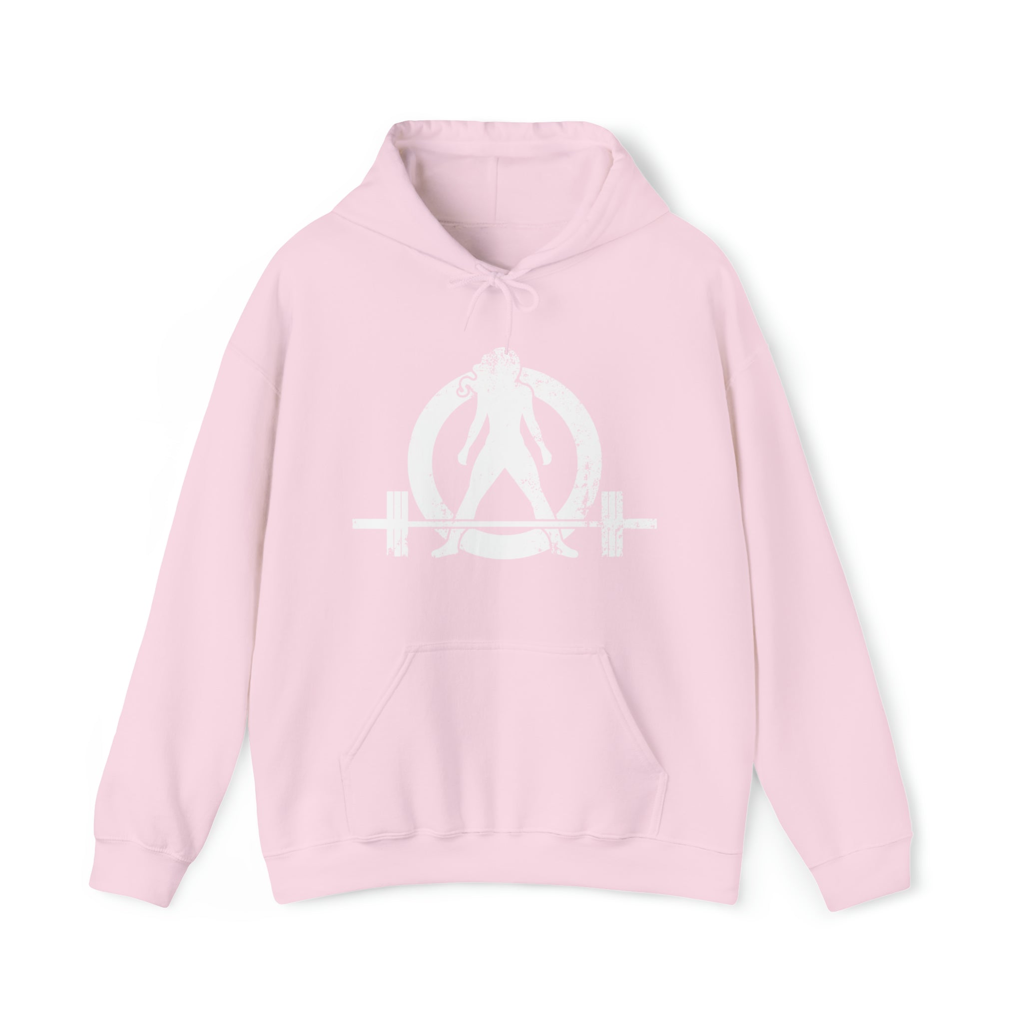 Strong Is Beautiful - Unisex Heavy Blend Hooded Sweatshirt - Distressed White Logo -  (BEST SELLER)