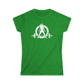 I Could Deadlift You - Women's Softstyle Tee - Black - Back Logo on Back