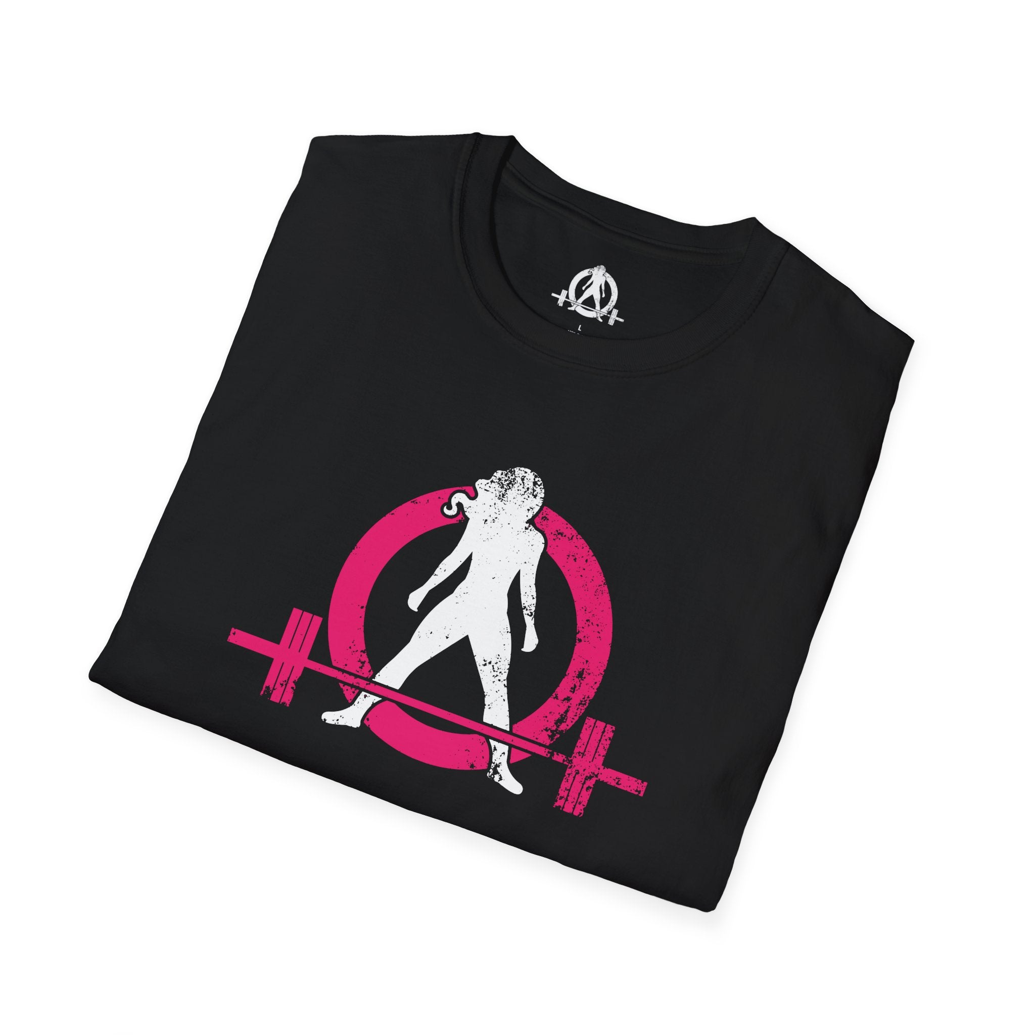 Unisex Softstyle T-Shirt - Color Distressed Logo - Plain Back