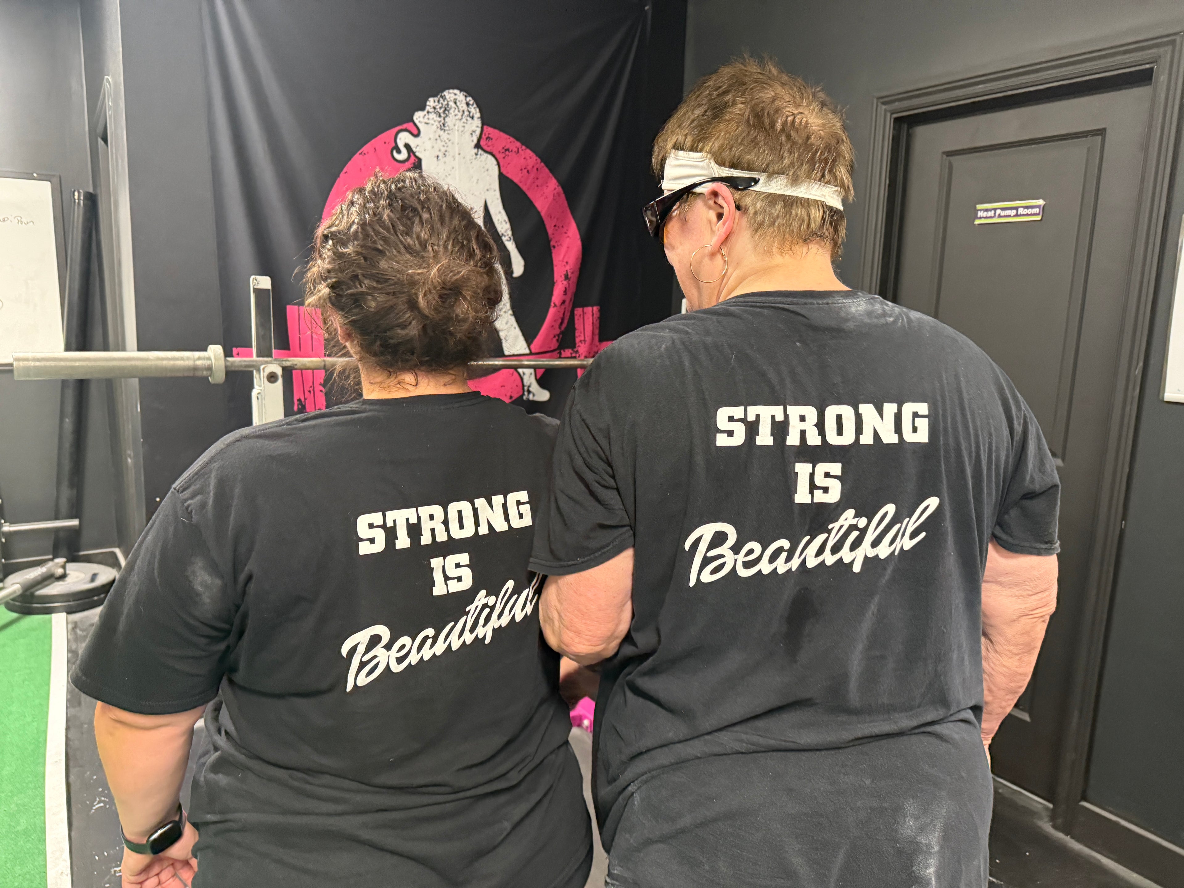 Strong Is Beautiful  - Unisex Softstyle T-Shirt - White Print on on back.