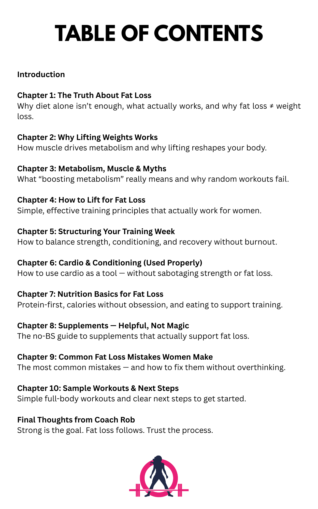 40+ Strong & Lifting Weights for Fat Loss — Print & Digital Bundle