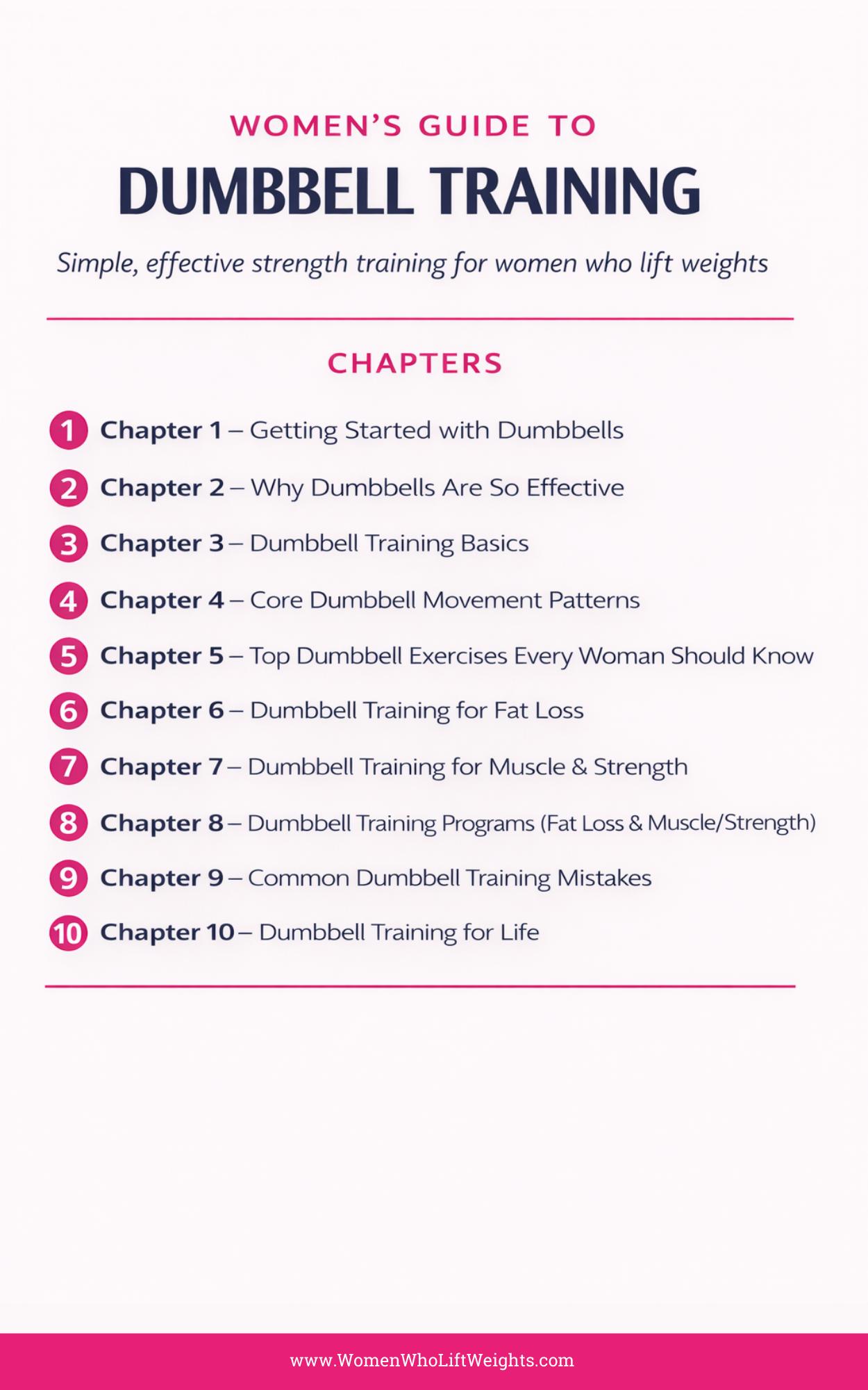 Dumbbell Training Guide — Digital Mini-Guide