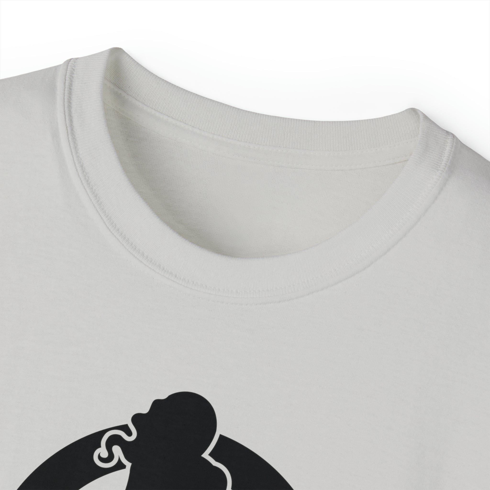 Classic Logo Black - Unisex Ultra Cotton Tee - Plain Back