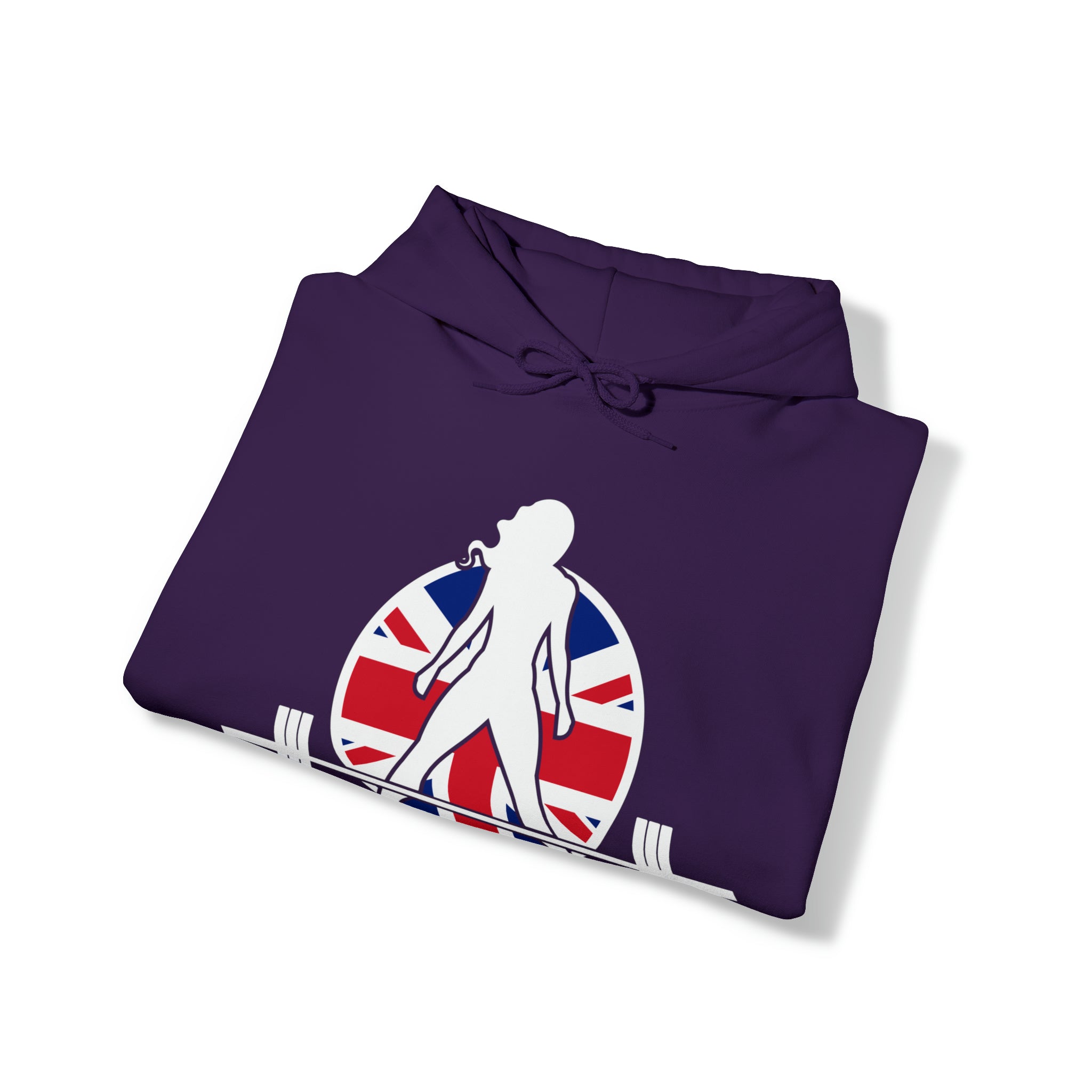 UK Logo - Unisex Heavy Blend Hooded Sweatshirt -  Plain Back