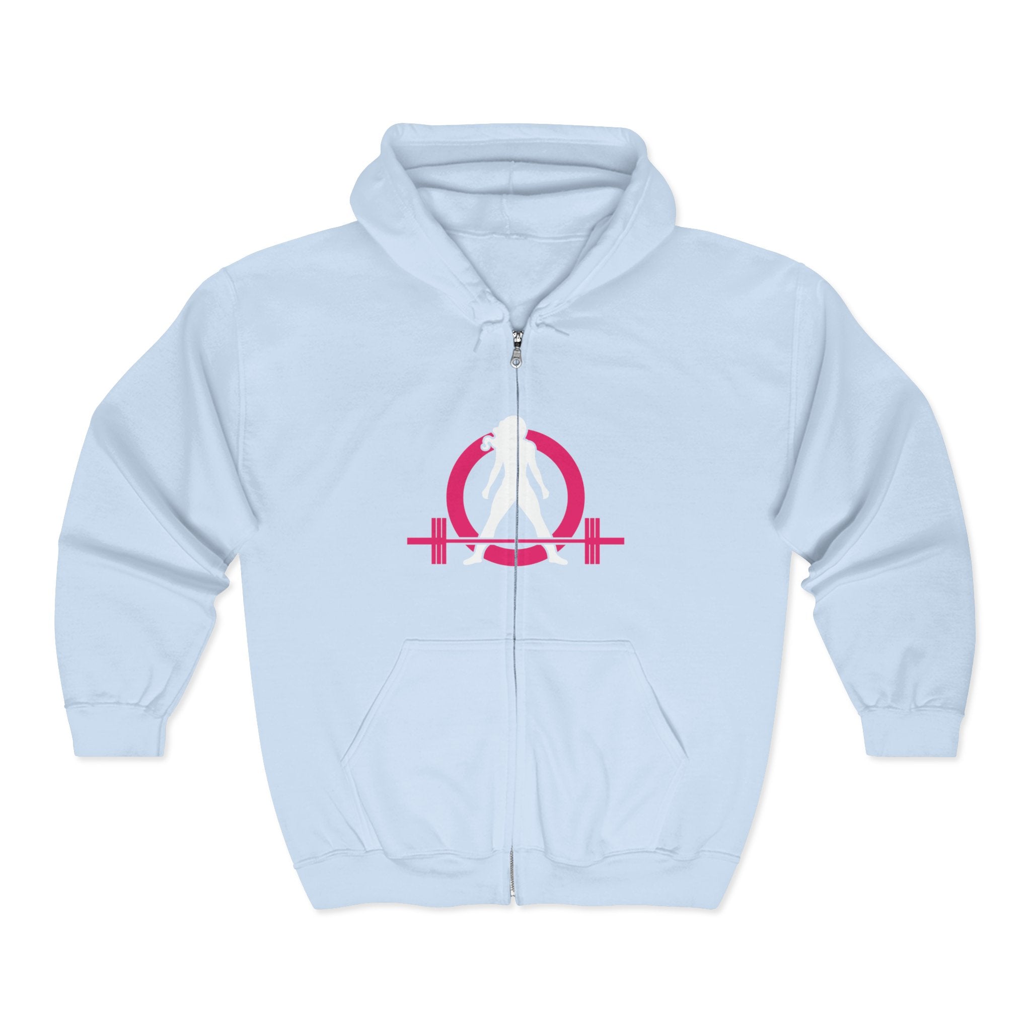 Unisex Heavy Blend™ Full Zip Hooded Sweatshirt - Classic Dark Logo