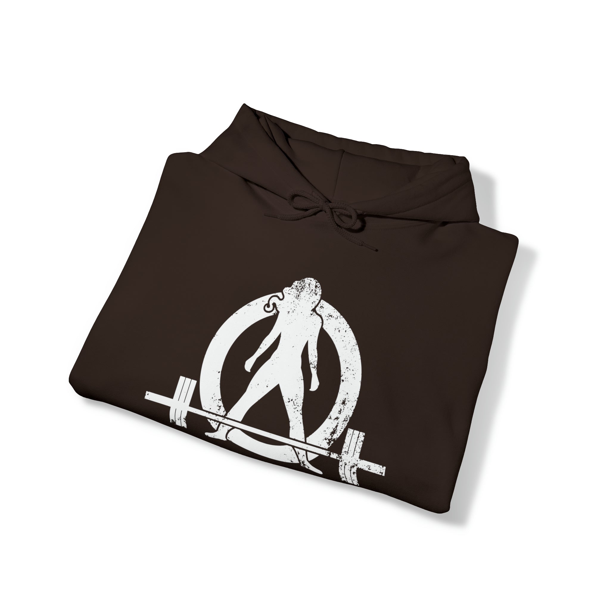 I Could Deadlift You. - Unisex Heavy Blend Hooded Sweatshirt - White Logo on Back