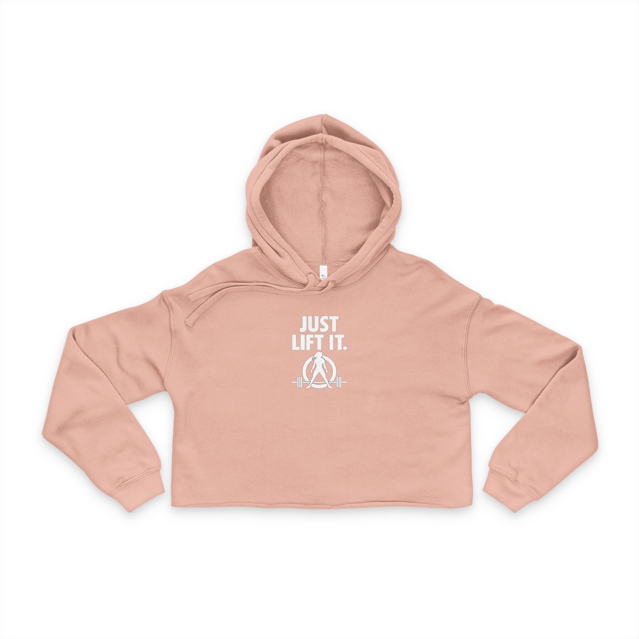 Just Lift It. Women's Cropped Hoodie - Stylish & Empowering Fitness Wear