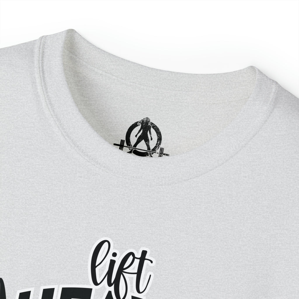 Lift Heavy Swing Fast - Unisex Ultra Cotton Tee - Black Logo