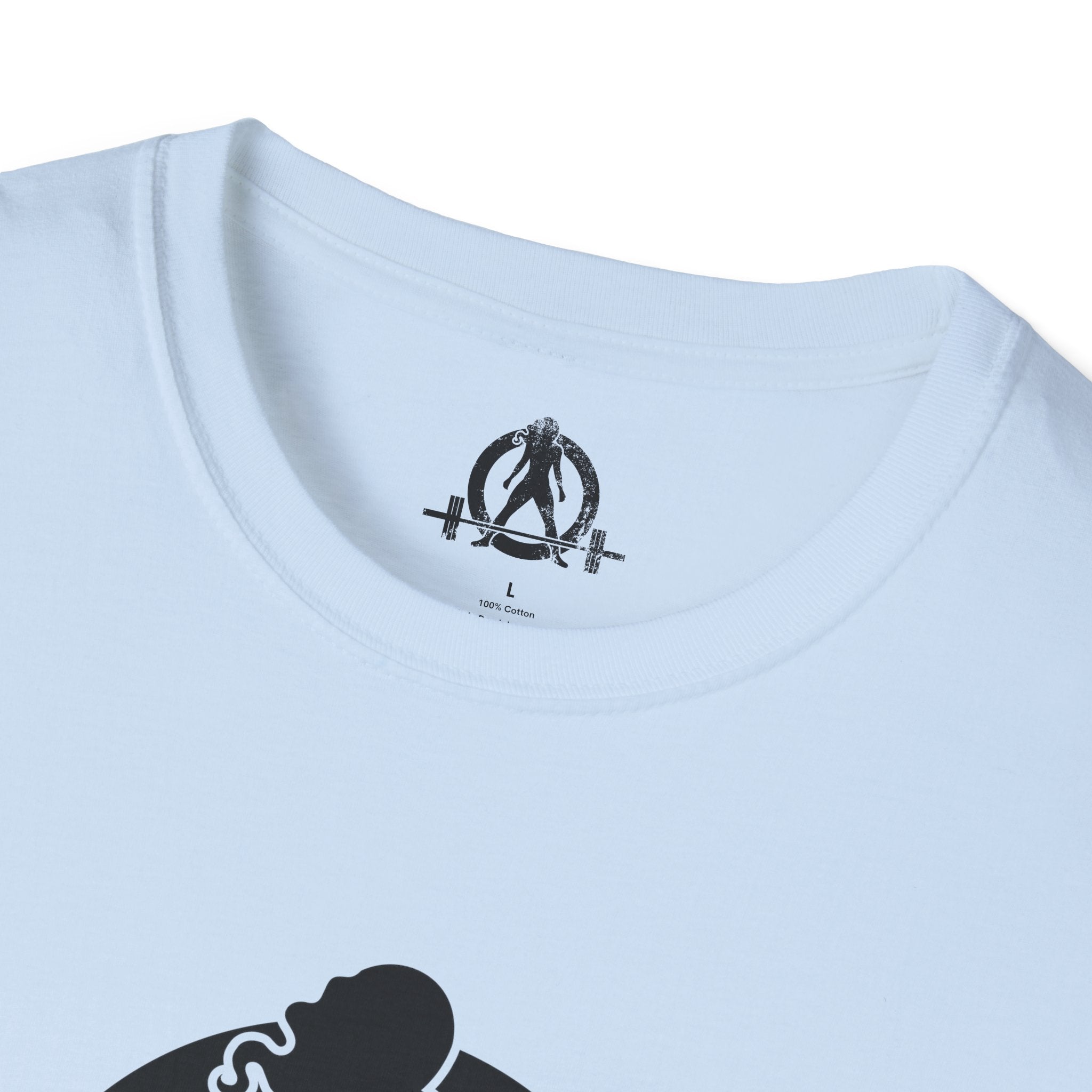 Iron Sharpens Iron - Unisex Softstyle T-Shirt - Black Logo Front & Back