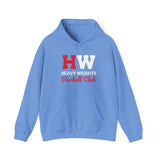 Heavy Weights Barbell Club  - Unisex Heavy Blend Hooded Sweatshirt  - Front Logo