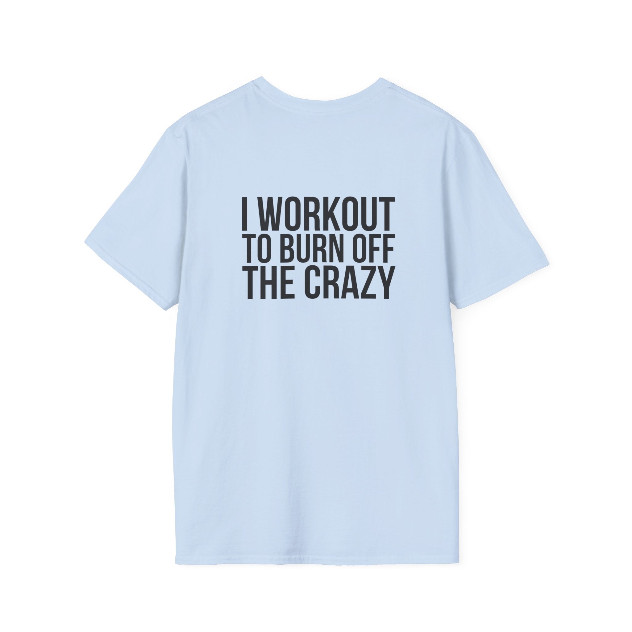 Cardio = Lift Weights Faster - Unisex Softstyle T-Shirt - Logo Front