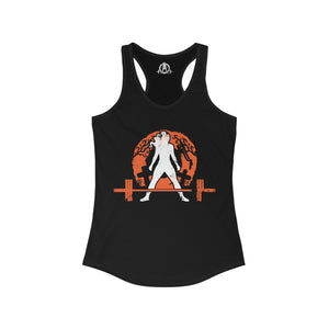 Halloween Graveyard - Women's Ideal Racerback Tank - Plain Back