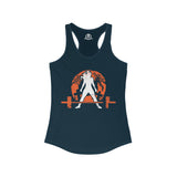 Halloween Graveyard - Women's Ideal Racerback Tank - Plain Back