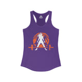 Halloween Graveyard - Women's Ideal Racerback Tank - Plain Back