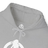 Everything Hurts & I'm Hungry  - Unisex Heavy Blend Hooded Sweatshirt  - White Print Front & Back