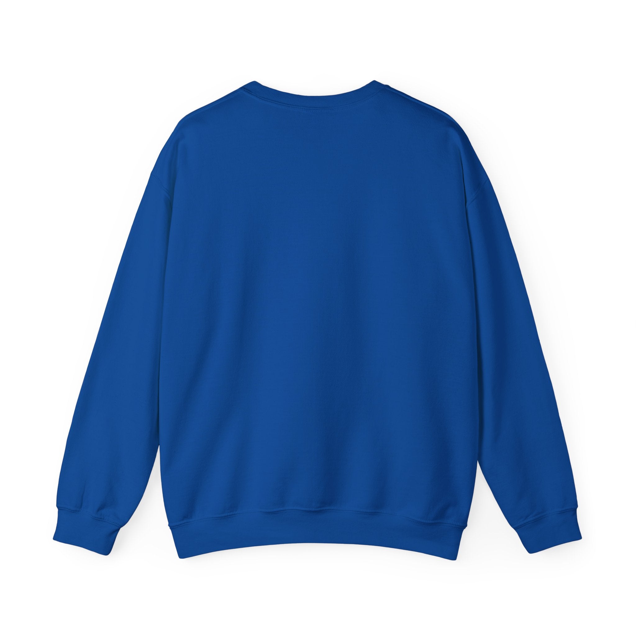 Coffee & Barbells - Unisex Heavy Blend™ Crewneck Sweatshirt - White Logo on Front