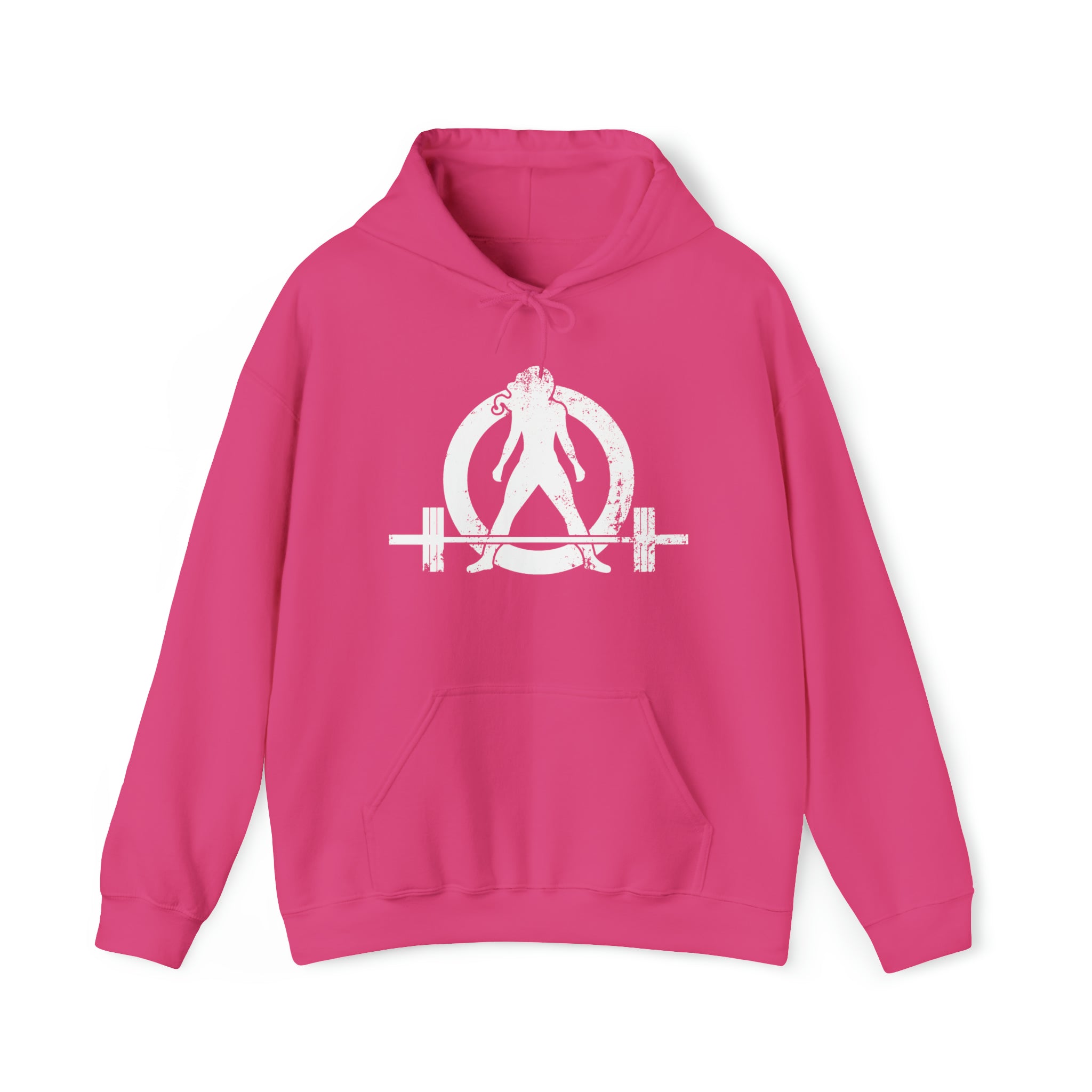 I Could Deadlift You. - Unisex Heavy Blend Hooded Sweatshirt - White Logo on Back