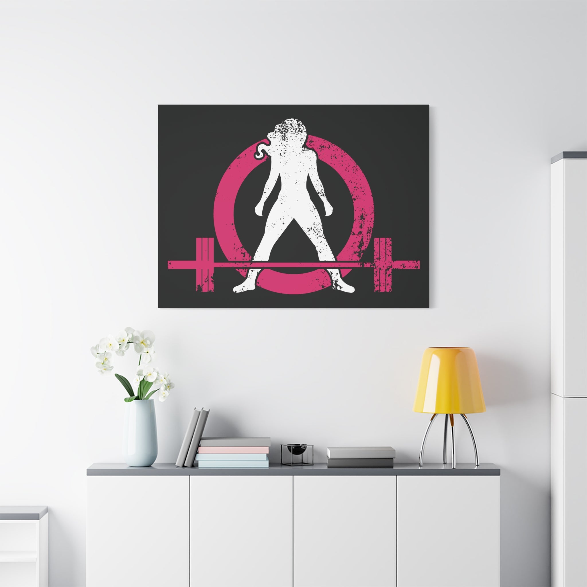 WWLW Distressed Logo - Fitness Motivation - Canvas