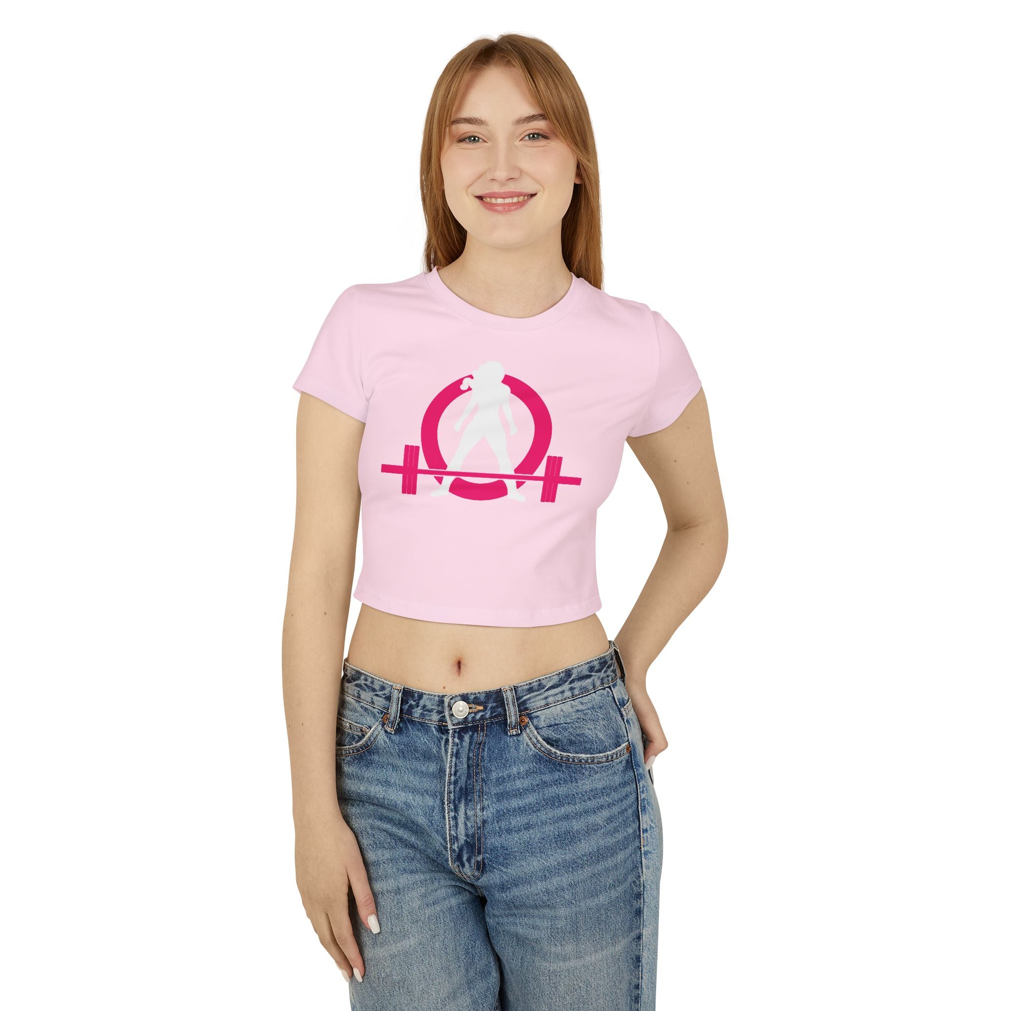WWLW Women’s Baby Tee – Color Inverted Logo