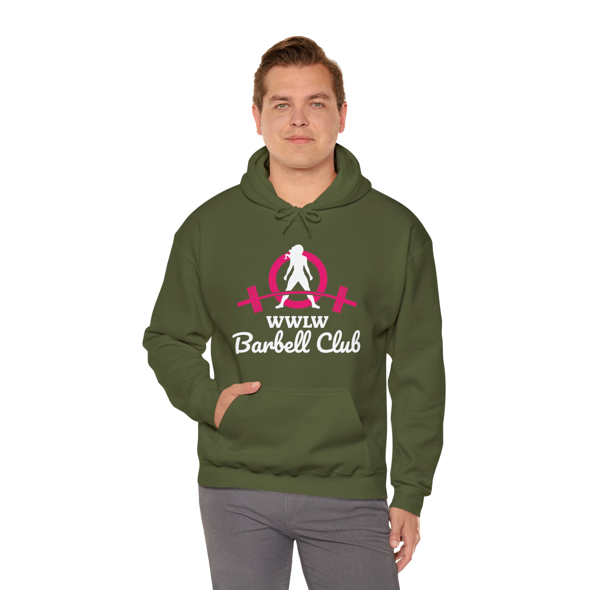 Barbell Club Classic Logo - Unisex Heavy Blend Hooded Sweatshirt