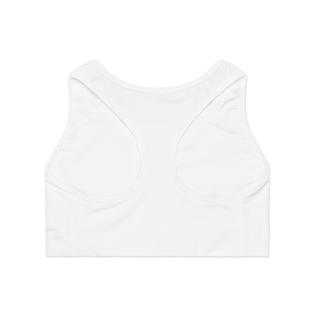 Sports Bra (AOP) - Color Distressed Logo
