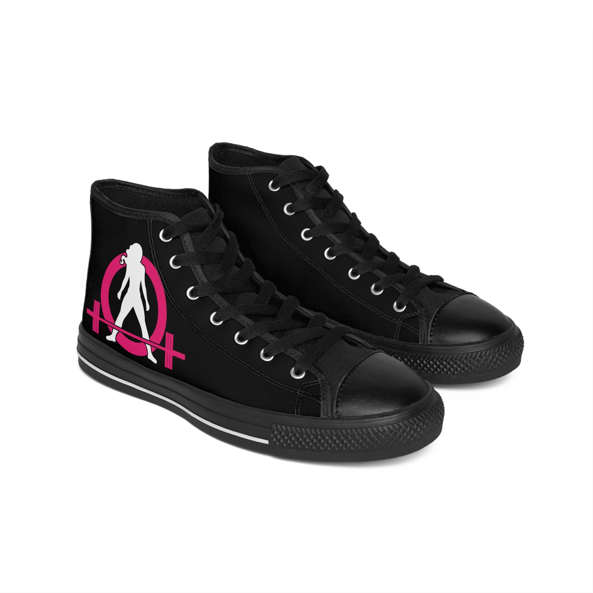 Women's Classic Black Sneakers - Classic Logo