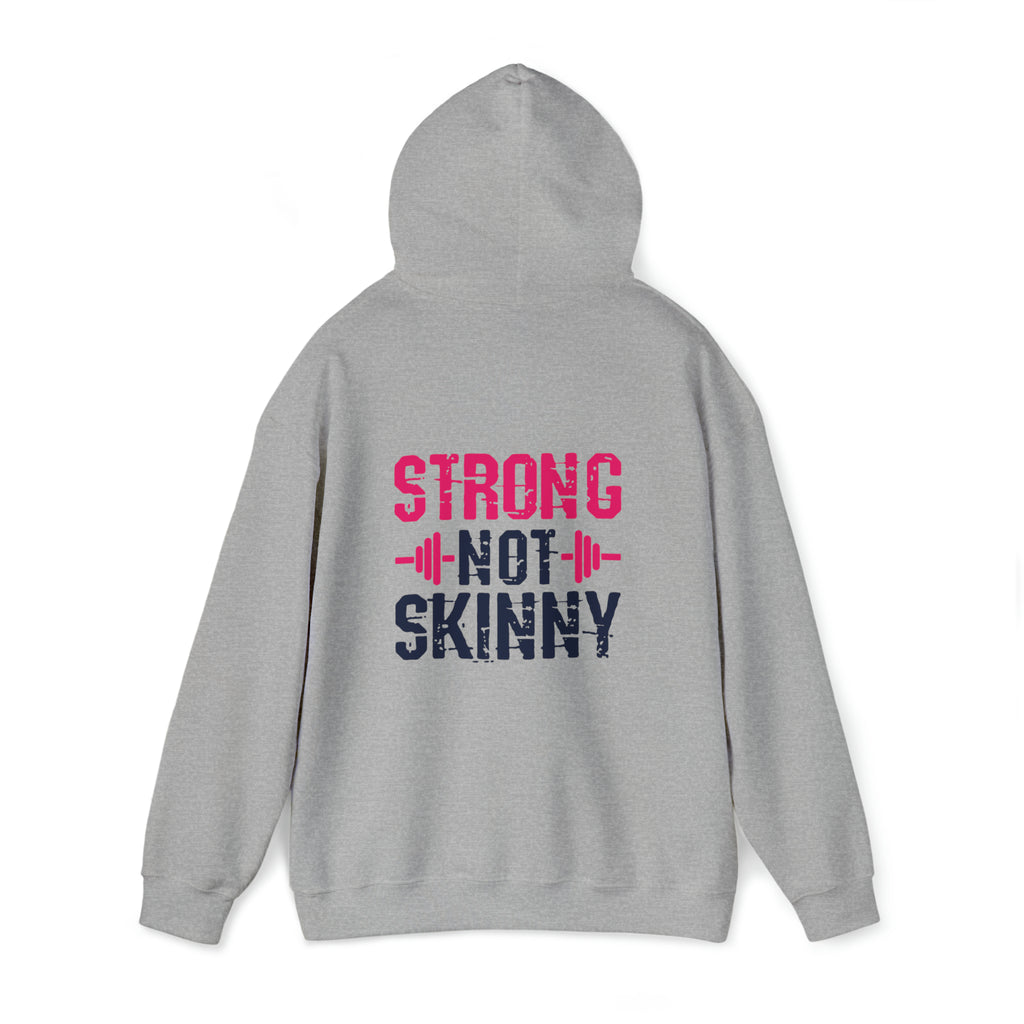 Strong Not Skinny - Pride Color Logo - Unisex Heavy Blend Hooded Sweatshirt