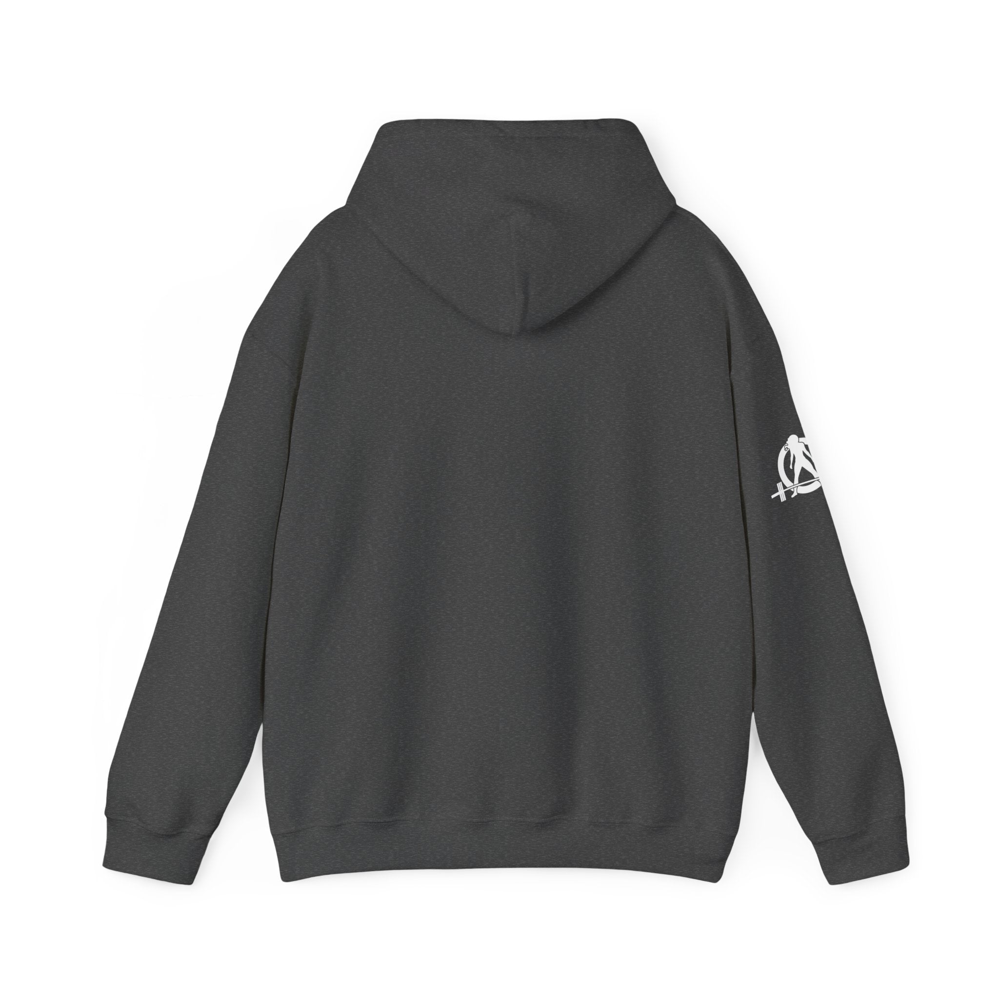 Lift Weights & Hang Out With My Dog  - White Logo  - Unisex Heavy Blend Hooded Sweatshirt