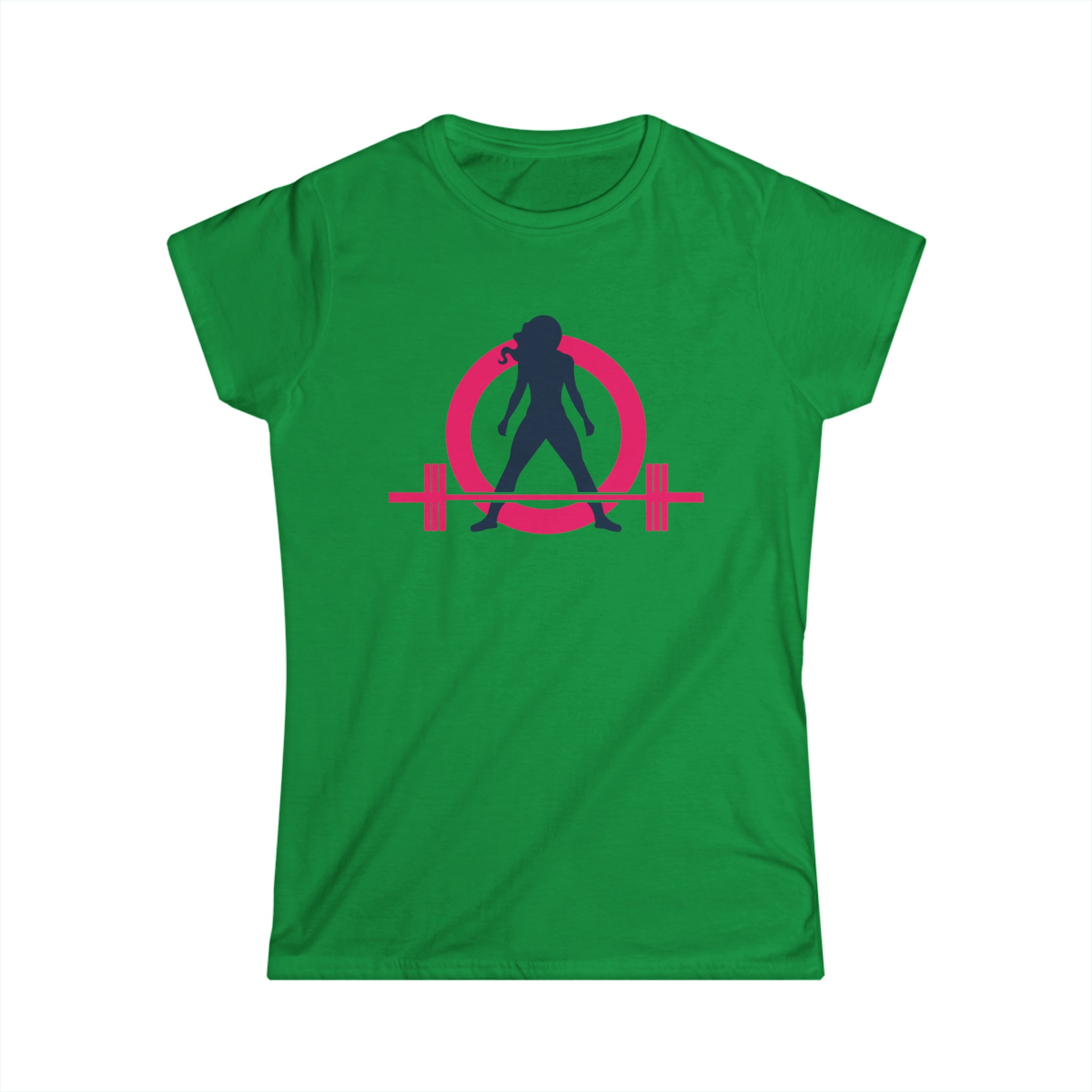 Women's Softstyle Tee - Classic Light Logo - Plain Back