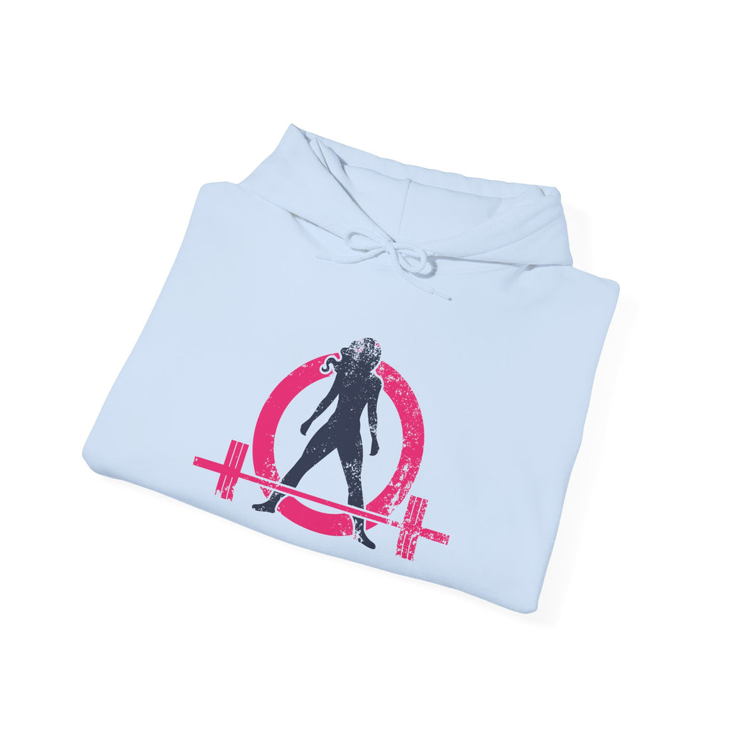 Distressed Logo - Unisex Heavy Blend Hooded Sweatshirt - Inverted Logo  (BEST SELLER)