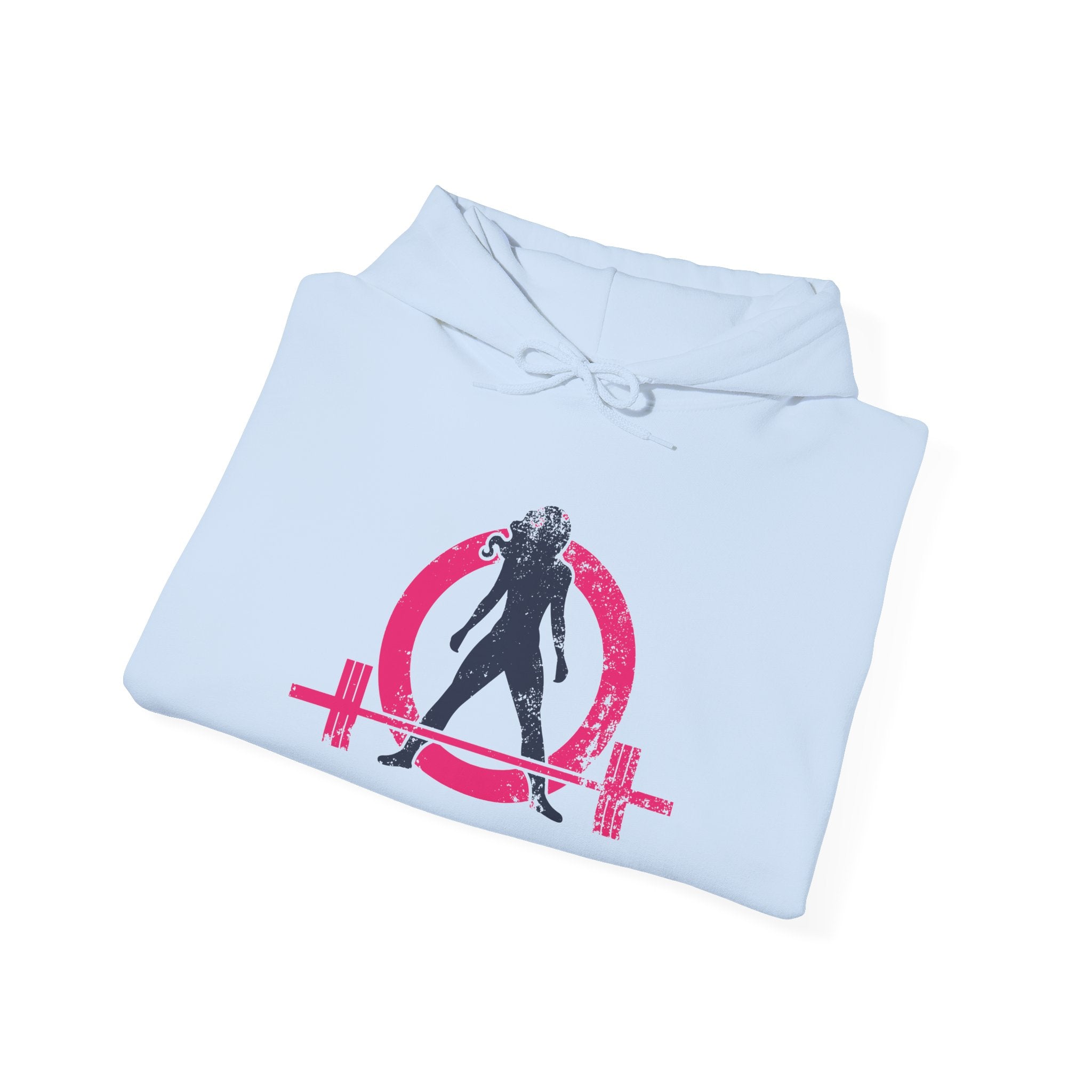 Distressed Logo - Unisex Heavy Blend Hooded Sweatshirt - Inverted Logo  (BEST SELLER)